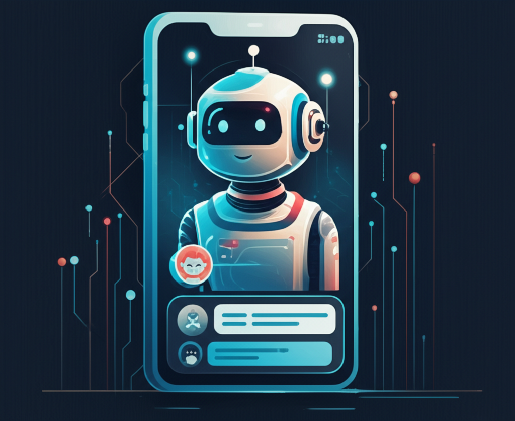 Chatbot illustrasjon