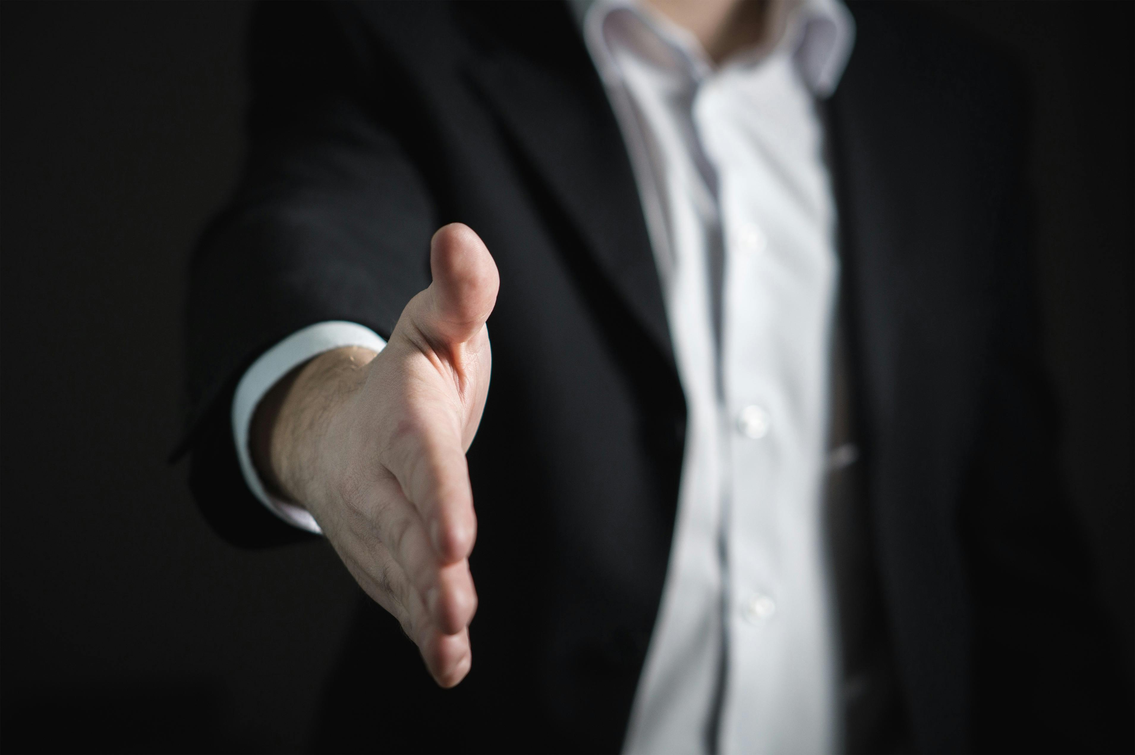 Professional handshake